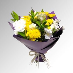 Luxurious bouquet of distinctive flowers